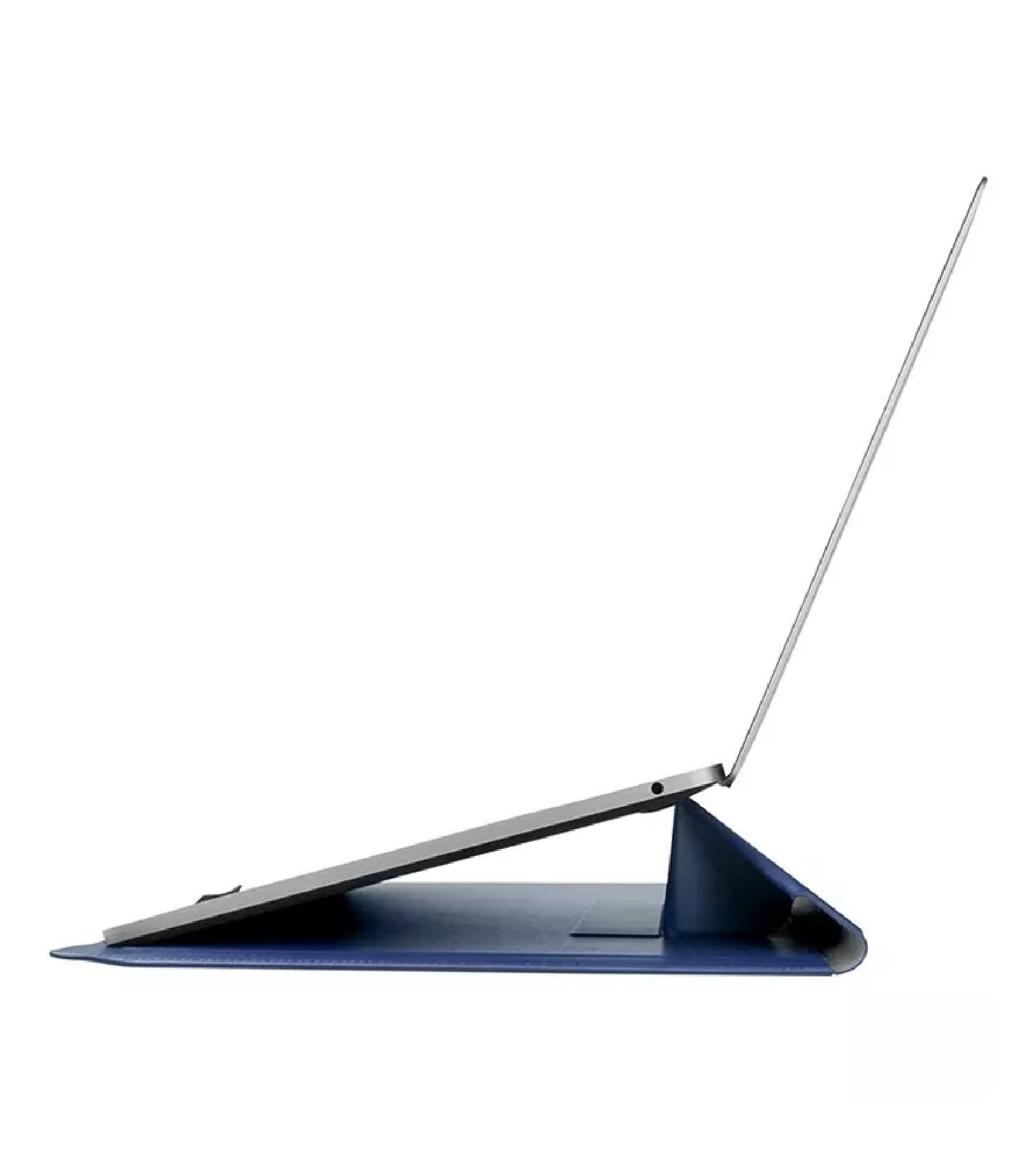 Сумка Uniq для MacBook 14", PU Магнитная искусственная кожа Oslo, Синяя