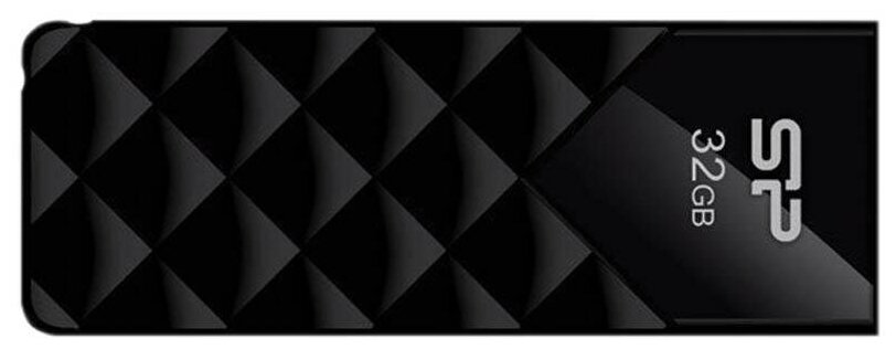 Флеш-накопитель USB 2.0 32GB Silicone Power Ultima U03, Черный