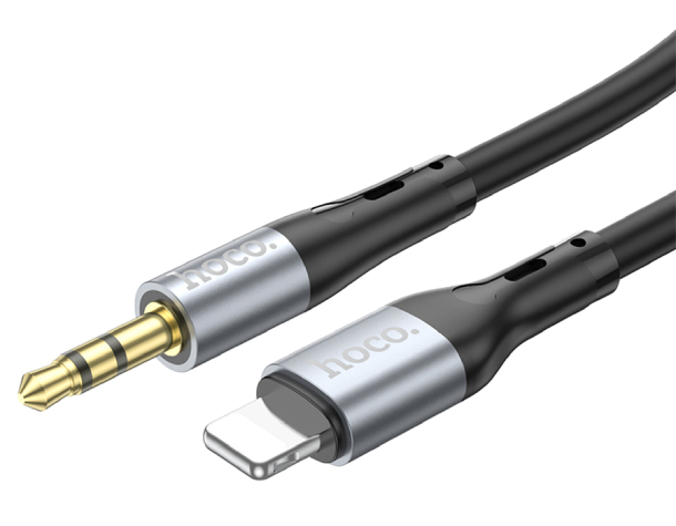 Hoco UPA22 3.5mm to Lightning 1м, Черный
