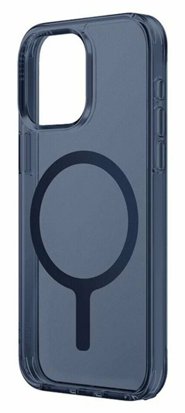 Чехол Uniq HYBRID LIFEPRO XTREME MAGCLICK CHARGING (MagSafe) для iPhone 15 Pro 6.1", Синий дым (Smoke Blue)