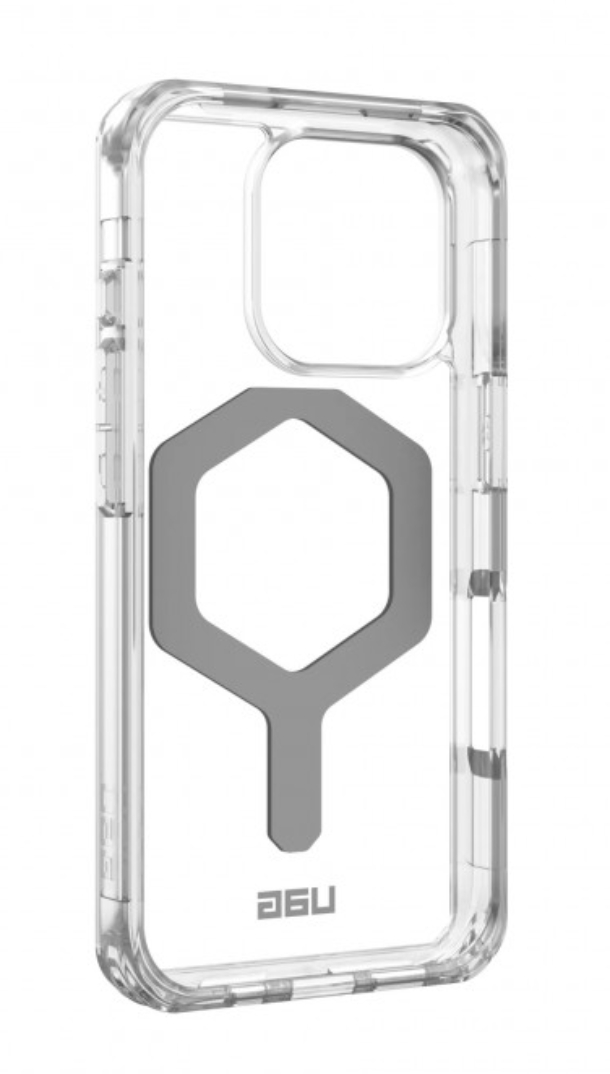 Чехол с поддержкой MAGSAFE Uag Plyo для iPhone 16 Pro, Прозрачный/Серебро