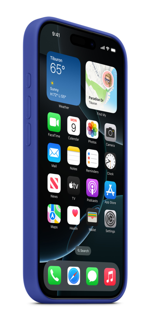 Чехол Оригинальный Силикон MagSafe для iPhone 16 Pro Max, Ультрамариновый