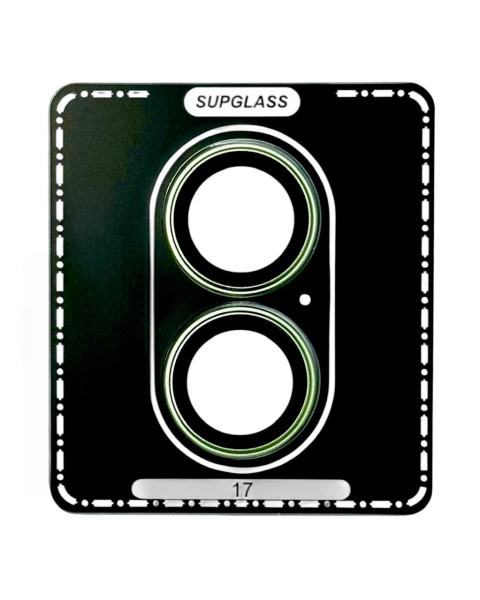 Защитные линзы SupGlass glass Anti Glare SG-31 на камеру iPhone 17 (2Pce), Зеленый