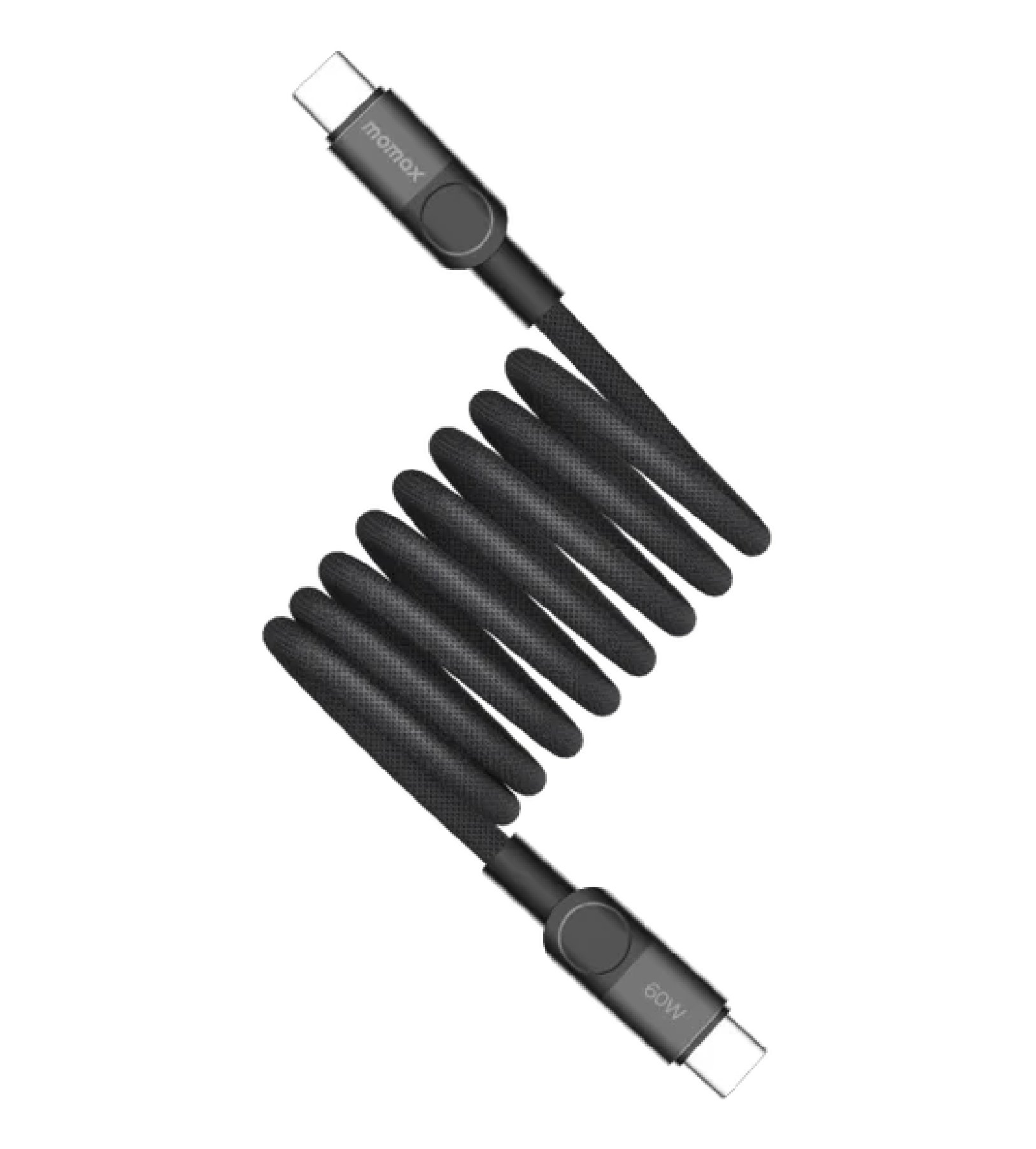 Momax DC60D Mag. Link 60W USB-C – USB-C, Черный