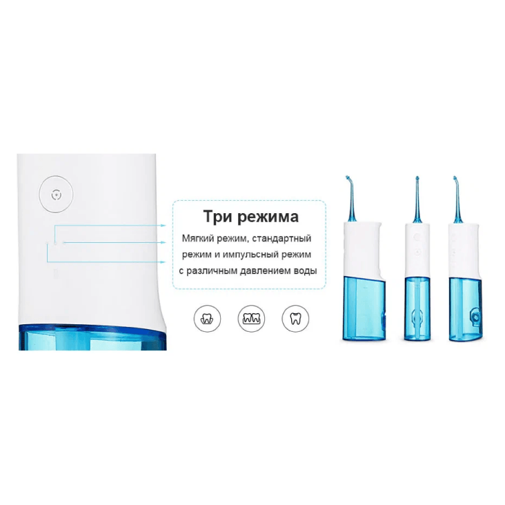 Ирригатор Soocas W3 PRO (4 насадки в комплекте), Синий, EU в Краснодаре