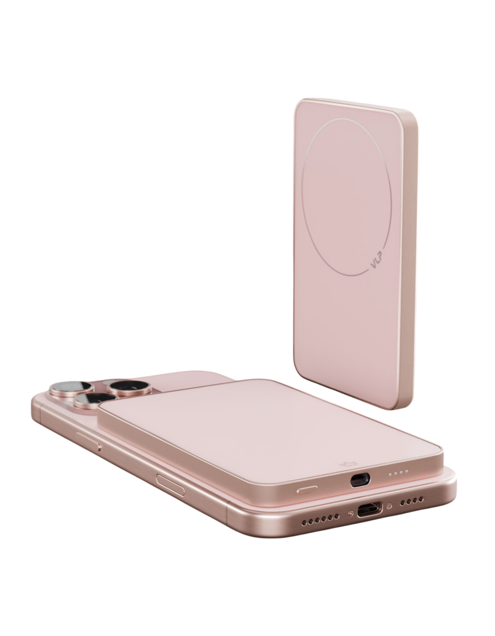 Внешний аккумулятор «vlp» Diamond Energy MagSafe USB-C, 5000 mAh, Пустынный титан