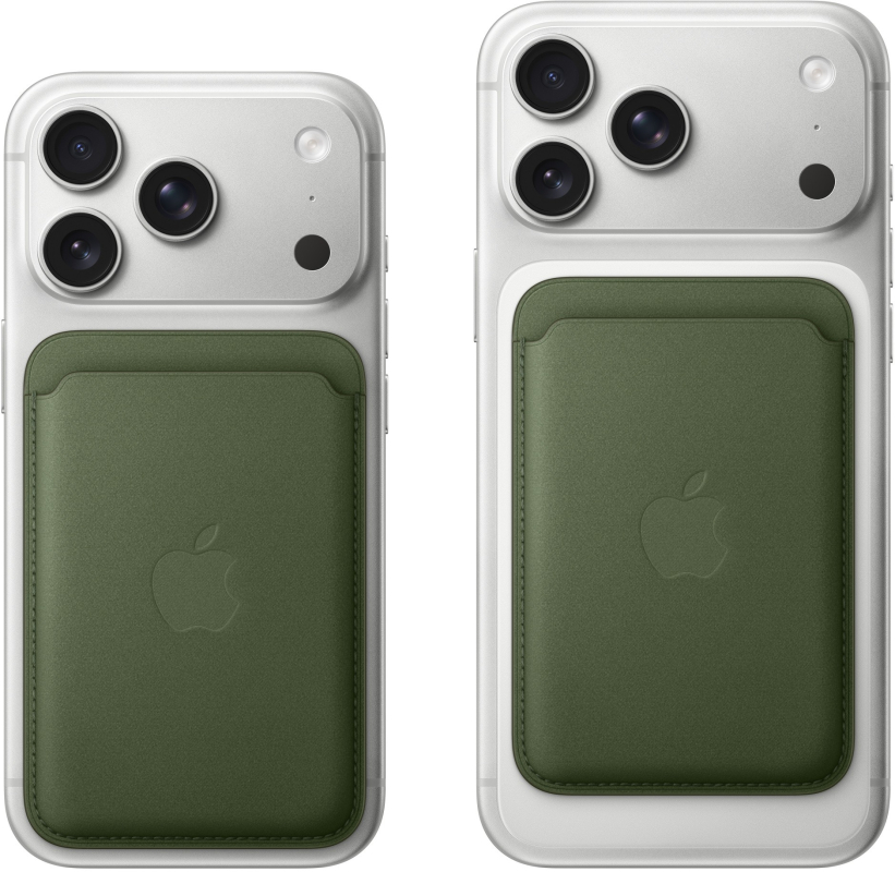 Чехол-бумажник Apple для iPhone FineWoven Wallet MagSafe, Зеленый