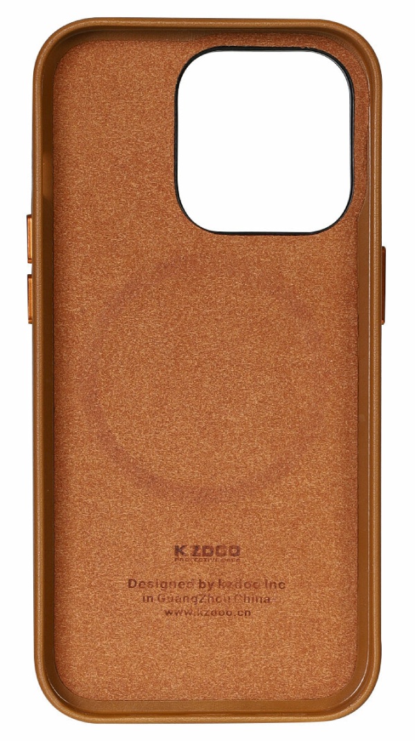 Чехол KZDOO Mag Благородная коллекция для iPhone 15 Pro Max, Коричневый