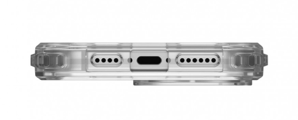 Чехол с подставкой и поддержкой MAGSAFE Uag Plyo для iPhone 16 Pro Max, Прозрачный/Белый