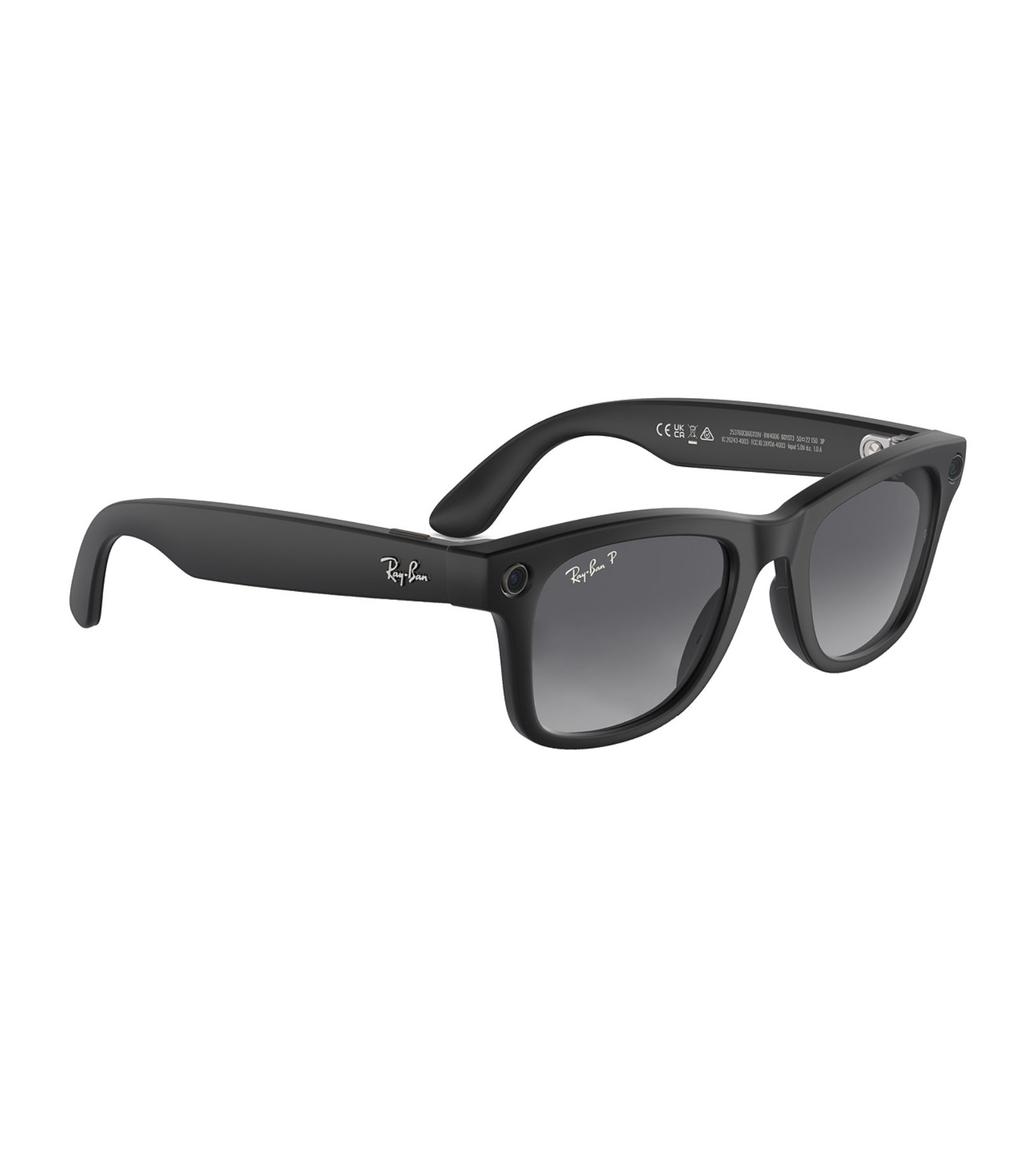 RayBan Meta Wayfarer, 155-53 размер, Матовый черный графитовый градиент, RW4008 в Краснодаре