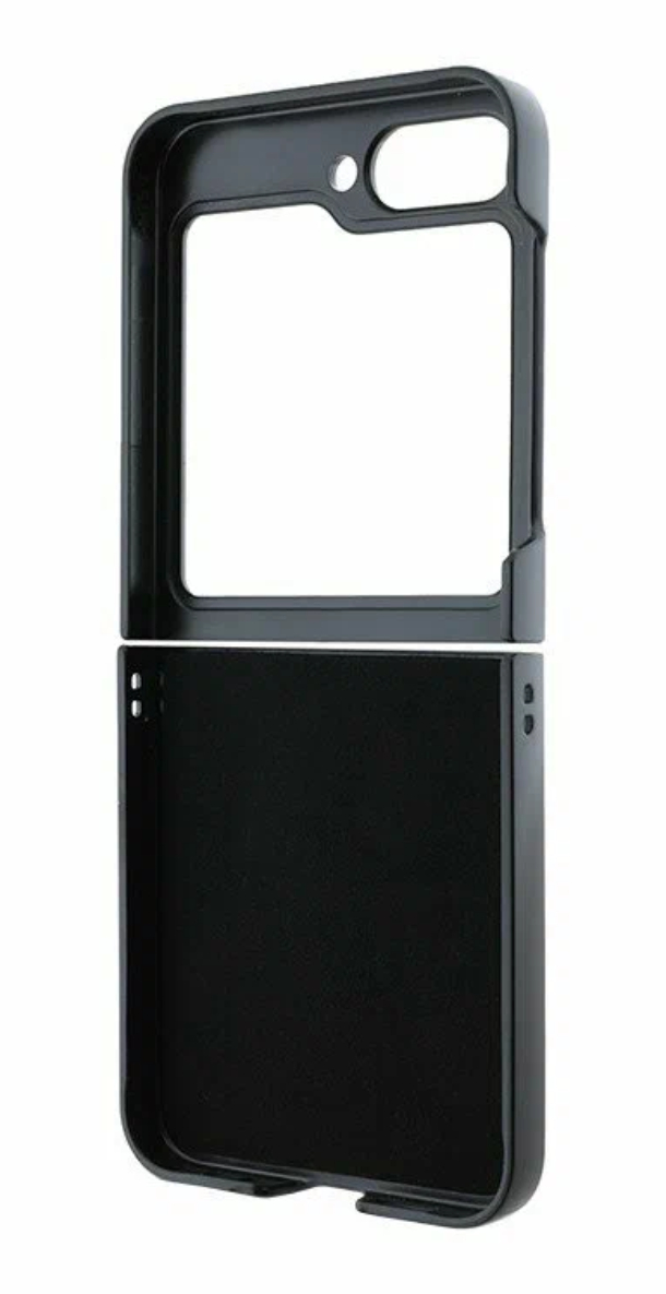 Чехол Lagerfeld для Galaxy Z Flip6, PU Monogram Hard, Черный