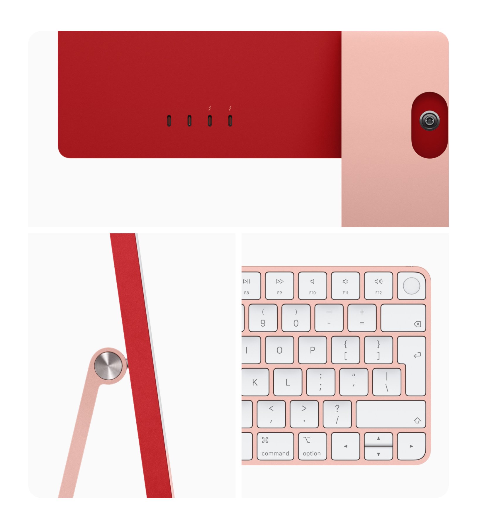 Apple iMac 24", 2021, Retina 4,5K, M1 8Core CPU, 8Core GPU/8Гб/256Гб SSD, Розовый, MGPM3