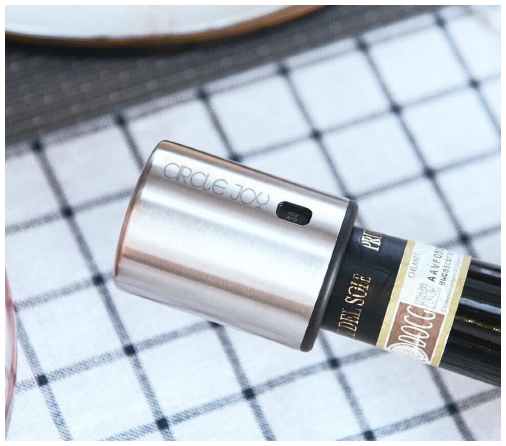 Пробка для винных бутылок XiaoMi Circle Joy (CJ-JS01), Серебристый