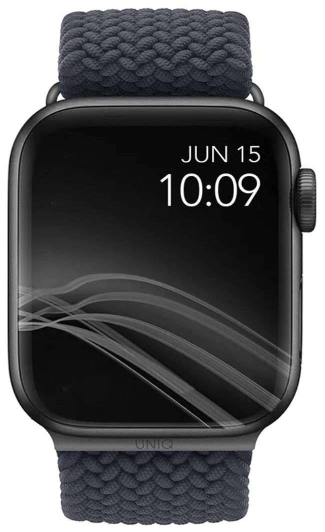 Ремешок Uniq для Apple Watch 42/40/41мм ASPEN Плетеный ремешок, Серый