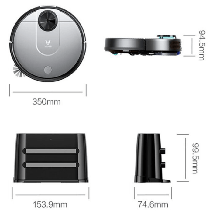 Робот-пылесос Xiaomi Viomi Cleaning Robot Pro V2
