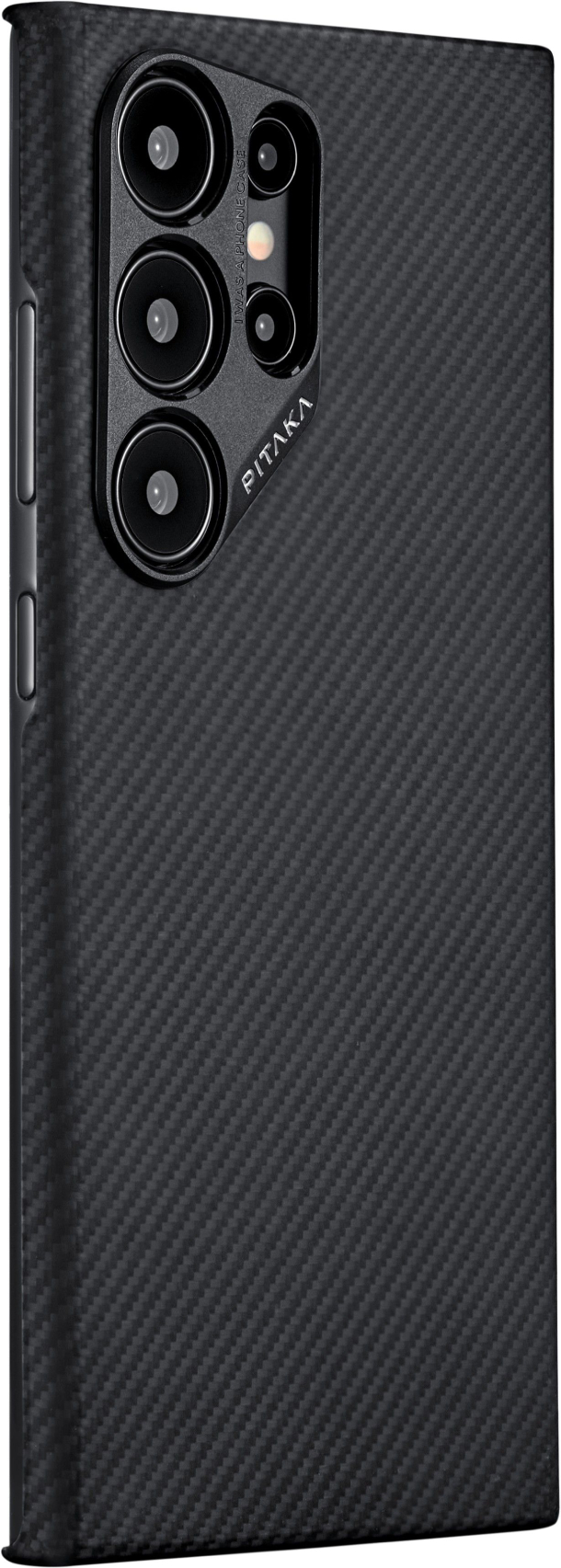 Усиленный чехол Pitaka MagEZ Pro 4 для Samsung Galaxy S24 Ultra, Кевлар, Черно-серый