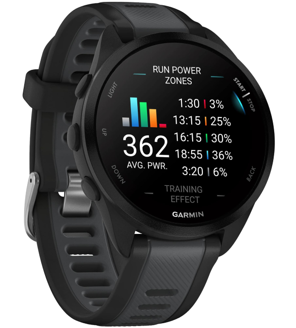 Garmin ForeRunner 165, Черно-серые