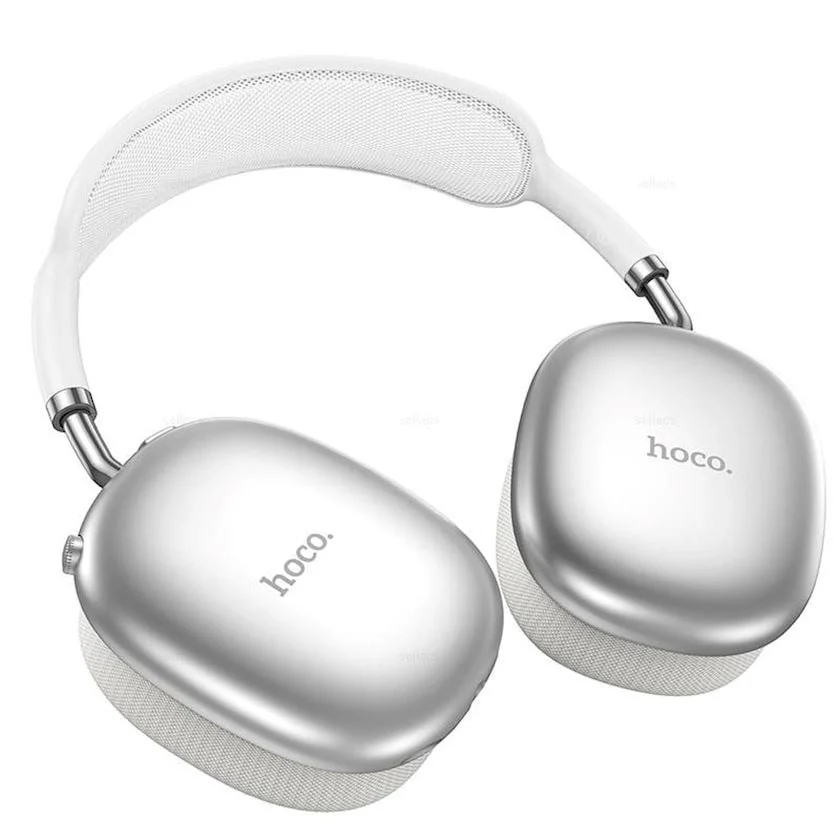 Беспроводные накладные наушники HOCO W55, Серебристый
