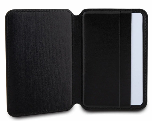 Чехол-бумажник Lagerfeld Wallet MagSafe Cardslot Stand Saffiano Monogram Plate logo, Серебряный