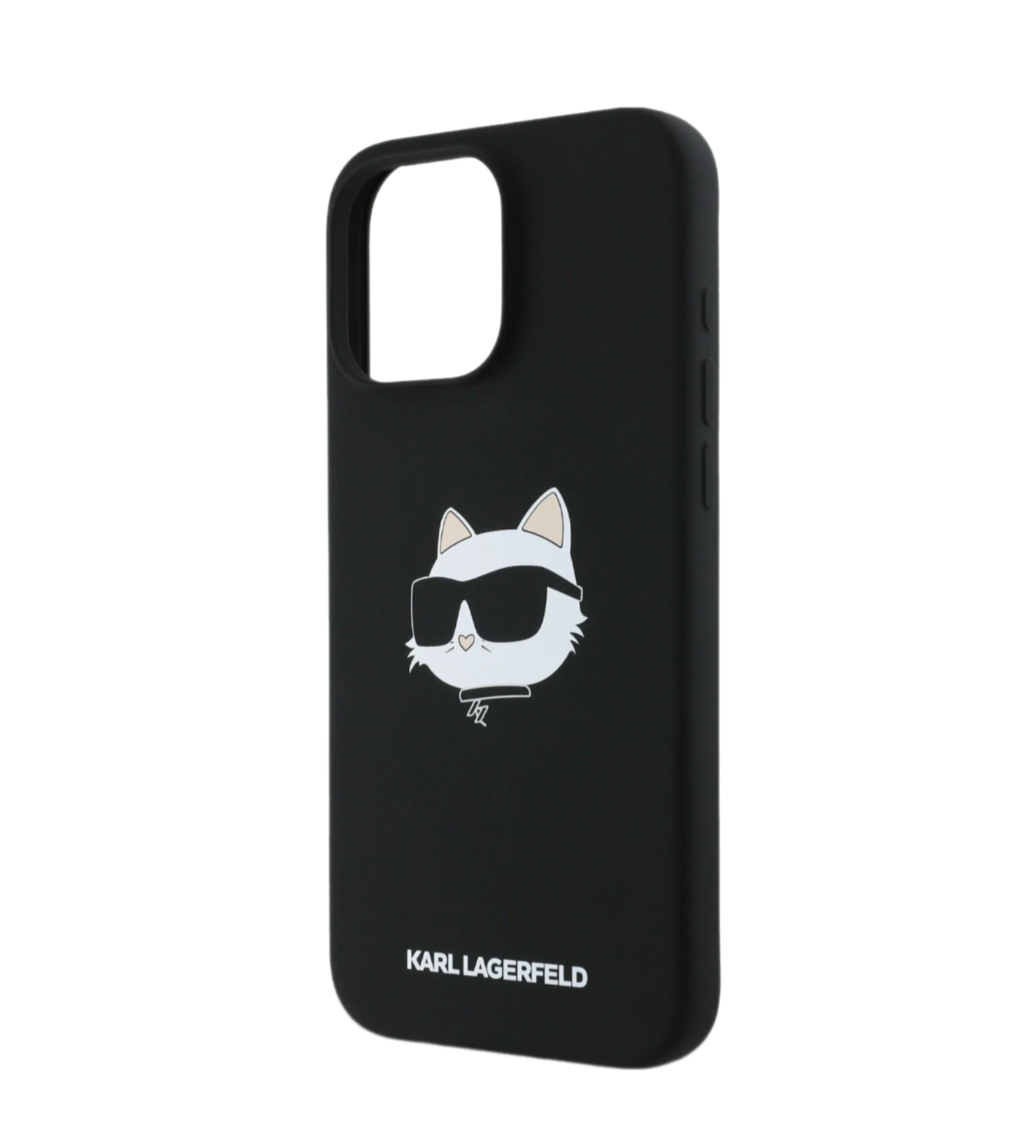 Чехол Lagerfeld Liquid Silicone NFT Choupette Head Hard Black (MagSafe) для iPhone 16 Pro, Черный