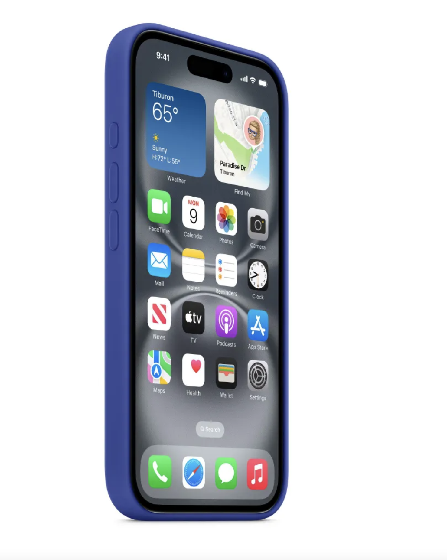 Чехол Original Sillicone Case MagSafe для iPhone 16 Plus, Ультрамарин