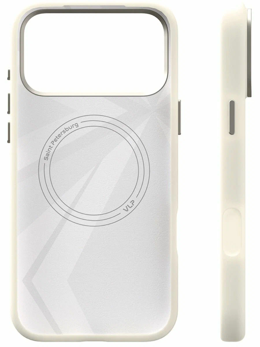 Чехол защитный VLP Aster Pro Case с MagSafe для iPhone 17 Pro Max, Белый