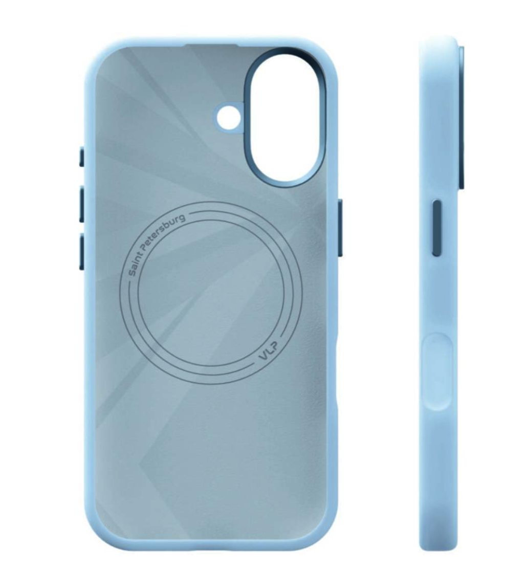 Чехол VLP Aster Pro Case iPhone 17, MagSafe, Голубой