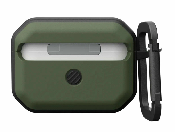 Чехол с карабином Urban Armor Gear (UAG) Civilian для AirPods Pro / Pro 2, Оливковый