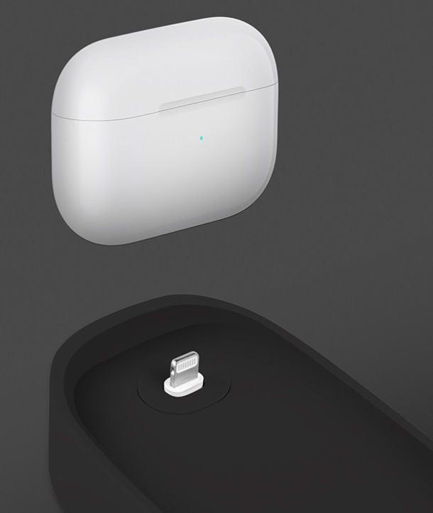 стенд для Apple Magic Mouse Uniq NOVA, Силикон charging dock, Темно-серый