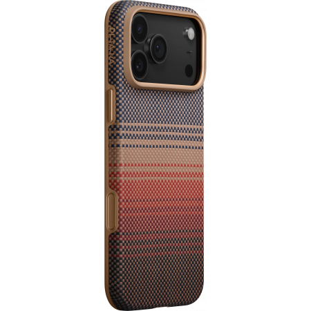 Противоударный чехол Pitaka Aramid UltraGuard Case для iPhone 17 Pro, Коричневый