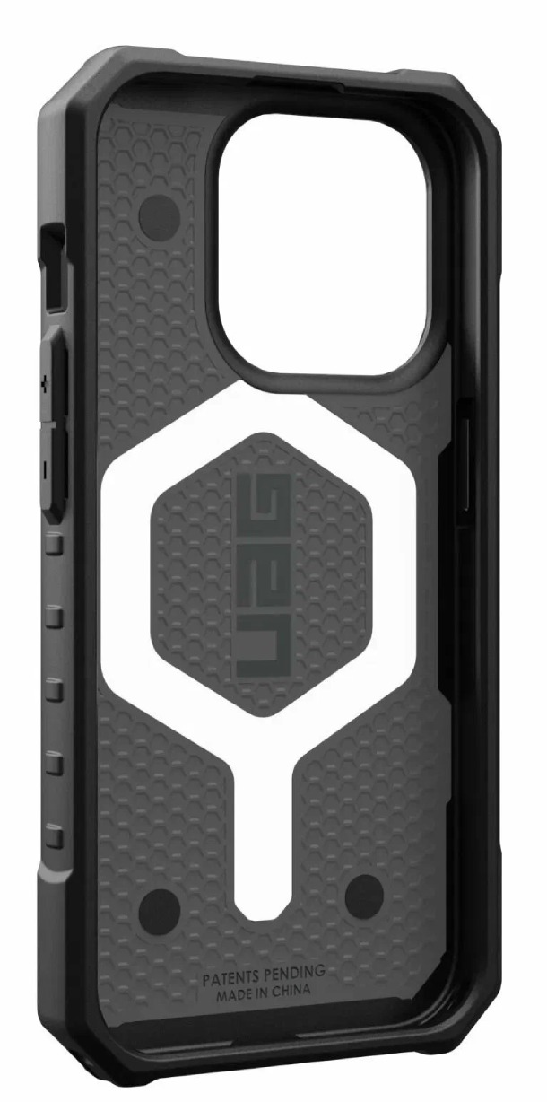 Чехол с поддержкой UAG Pathfinder MagSafe для Apple iPhone 15 Pro, Серебристый