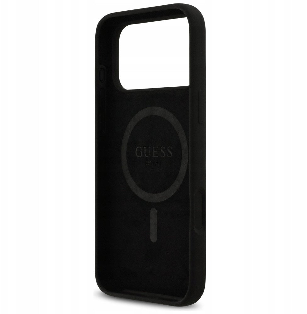 Чехол Guess iPhone 17 Pro Max, MagSafe, Черный