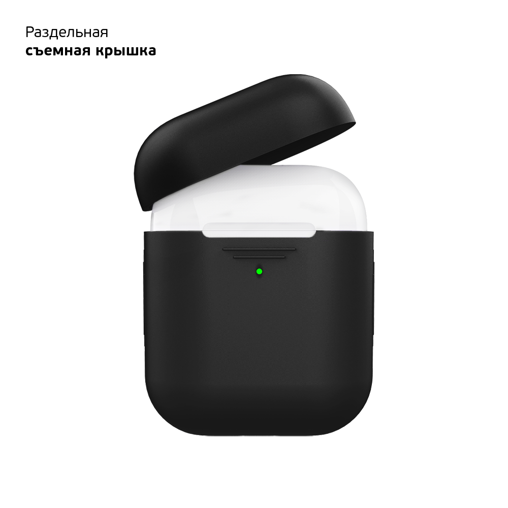 Чехол Deppa для AirPods, Черный