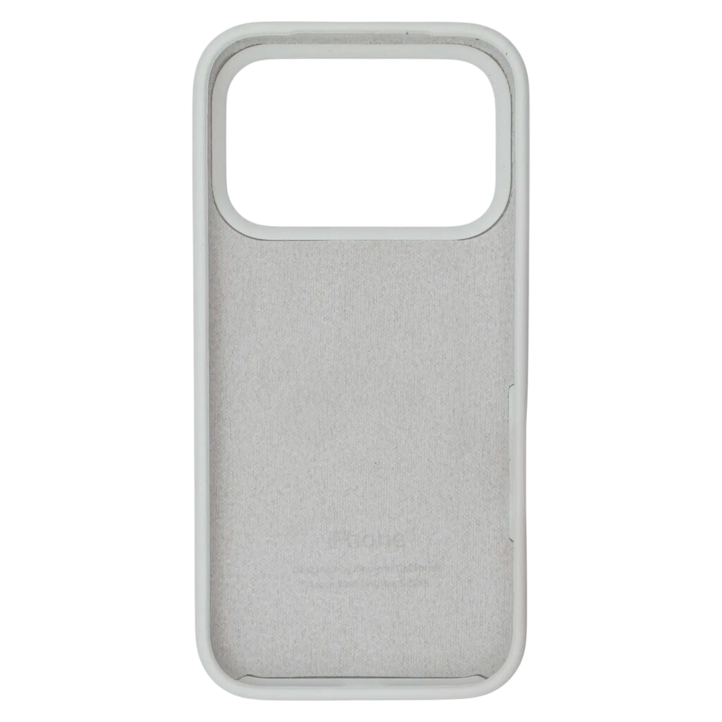 Чехол Silicone Case iPhone 17 Pro, Белый