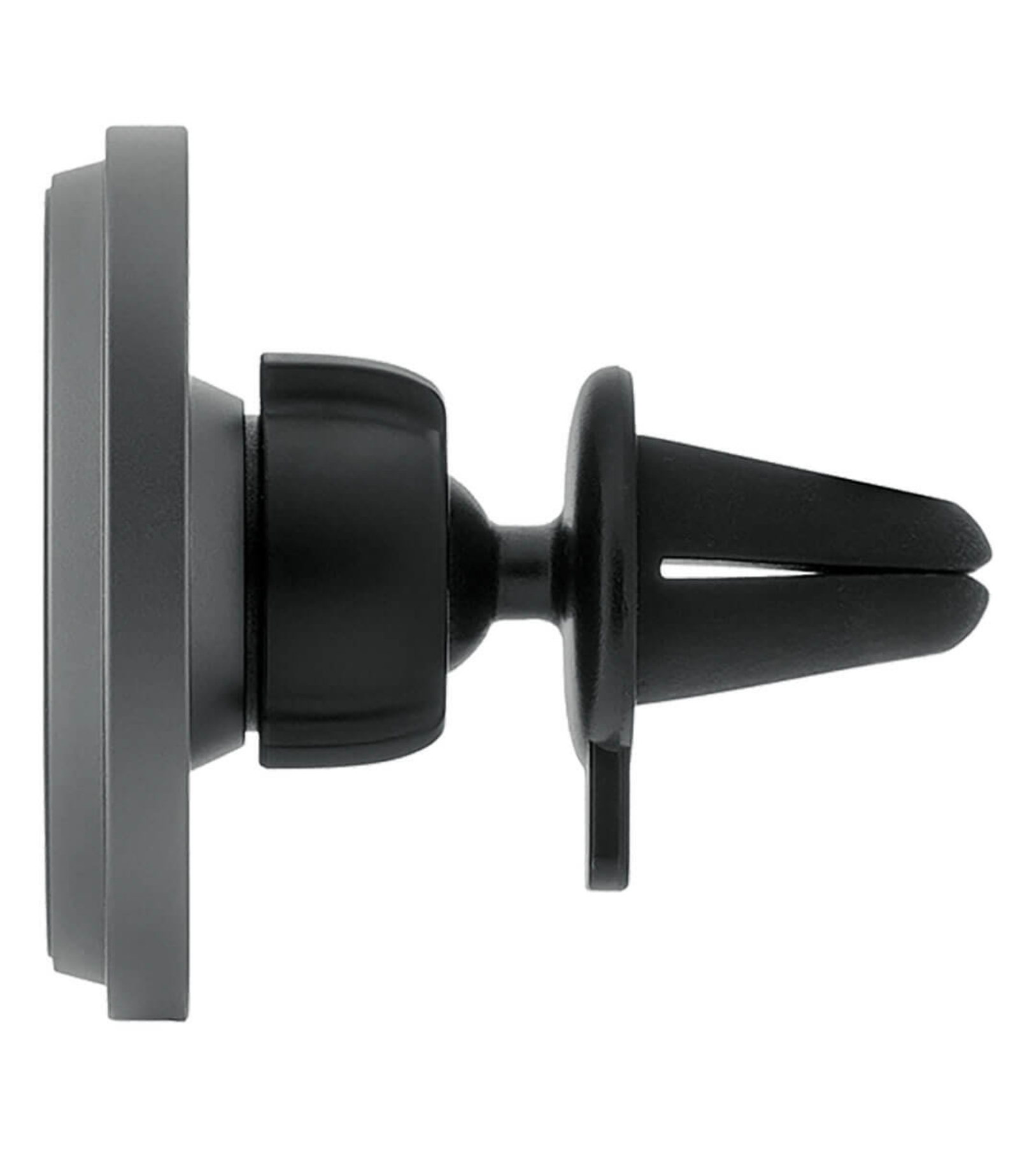 Автомобильный держатель uBear Way Magnetic Car mount with Wireless Charging Kevlar, чёрный