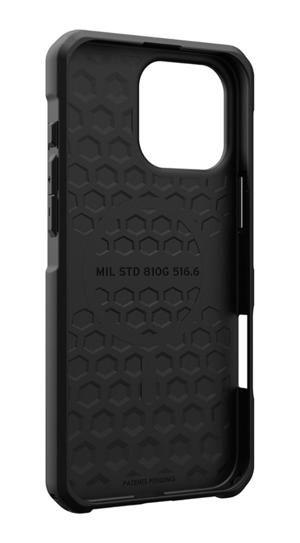 Чехол с поддержкой MAGSAFE Uag Metropolis LT Kevlar для iPhone 16 Pro Max, Черный