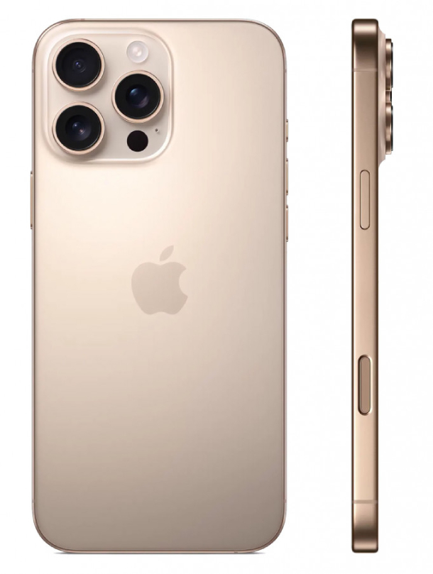 Смартфон Apple iPhone 16 Pro Max 256Гб (1 sim + eSIM) Пустынный титан