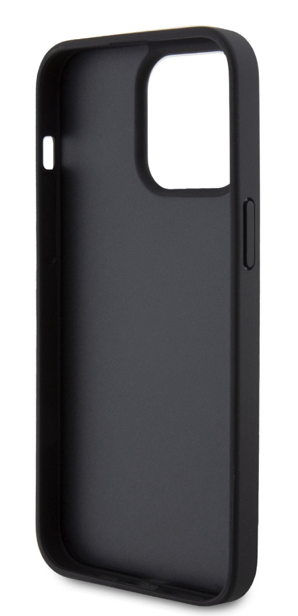 Чехол Lagerfeld для iPhone 15 Pro Max, PU Saffiano RSG 3D rubber log, Серый