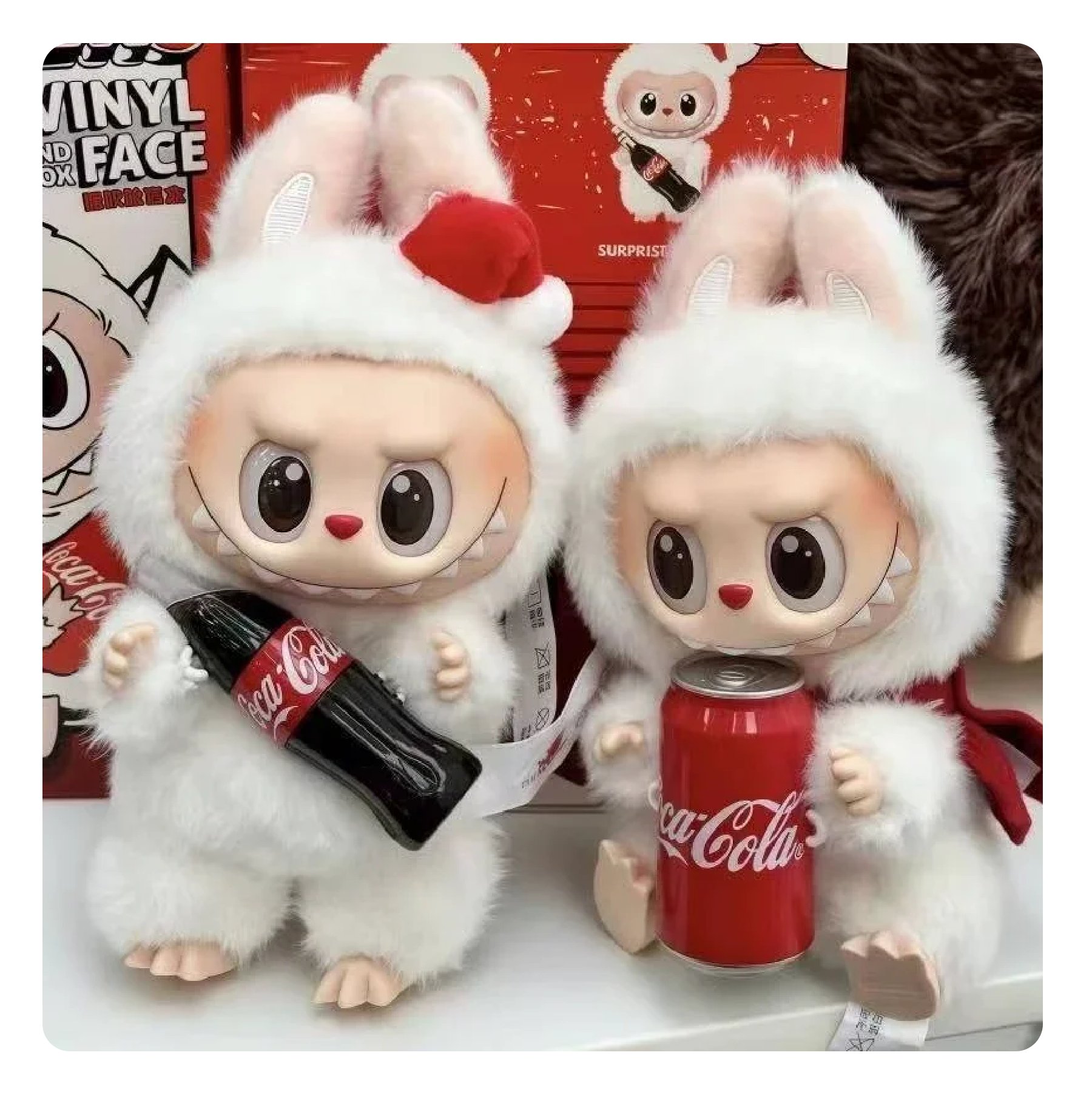 Labubu Coca-Cola Figure, Коллекционная фигурка-брелок  в Краснодаре