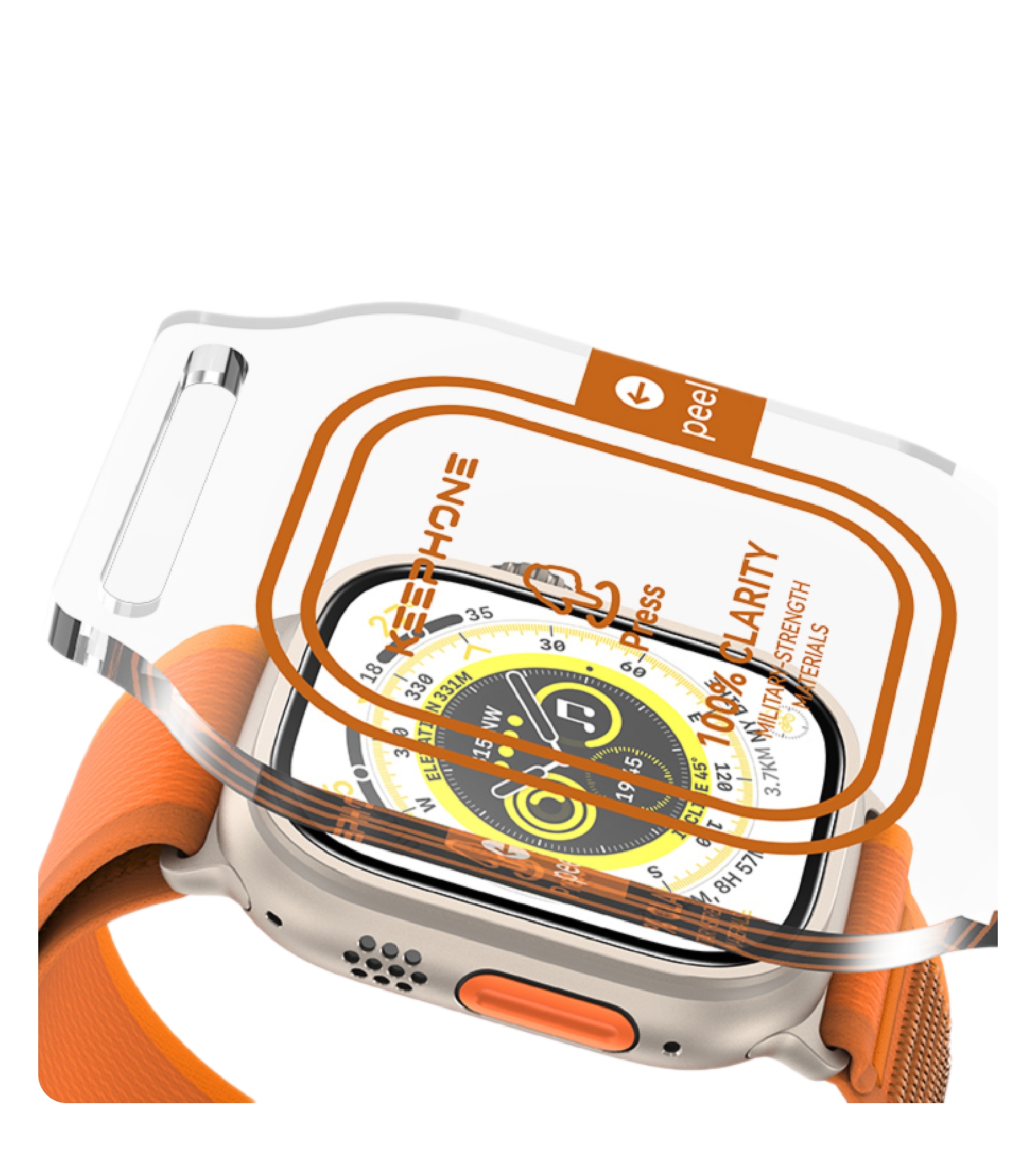 Защитное стекло Keephone на Apple Watch 49 мм