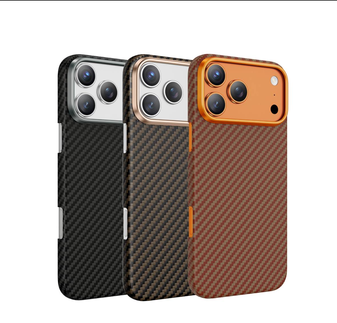 Чехол KeePhone Kevilar Diago для iPhone 17 Pro, Бронзовый