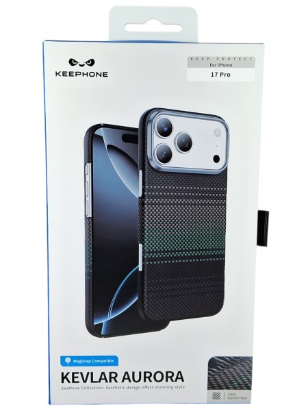 Чехол Keephone Kevilar для iPhone 17 Pro, Разноцветный