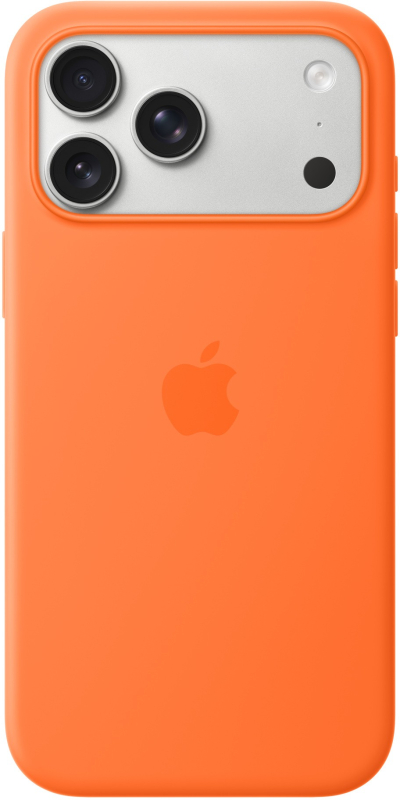 Чехол Mutural Pure series iPhone 17 Pro Max, Silicone case, Magsafe, Оранжевый