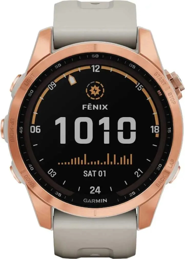 Garmin Fenix 7S 42мм, Розовое Золото