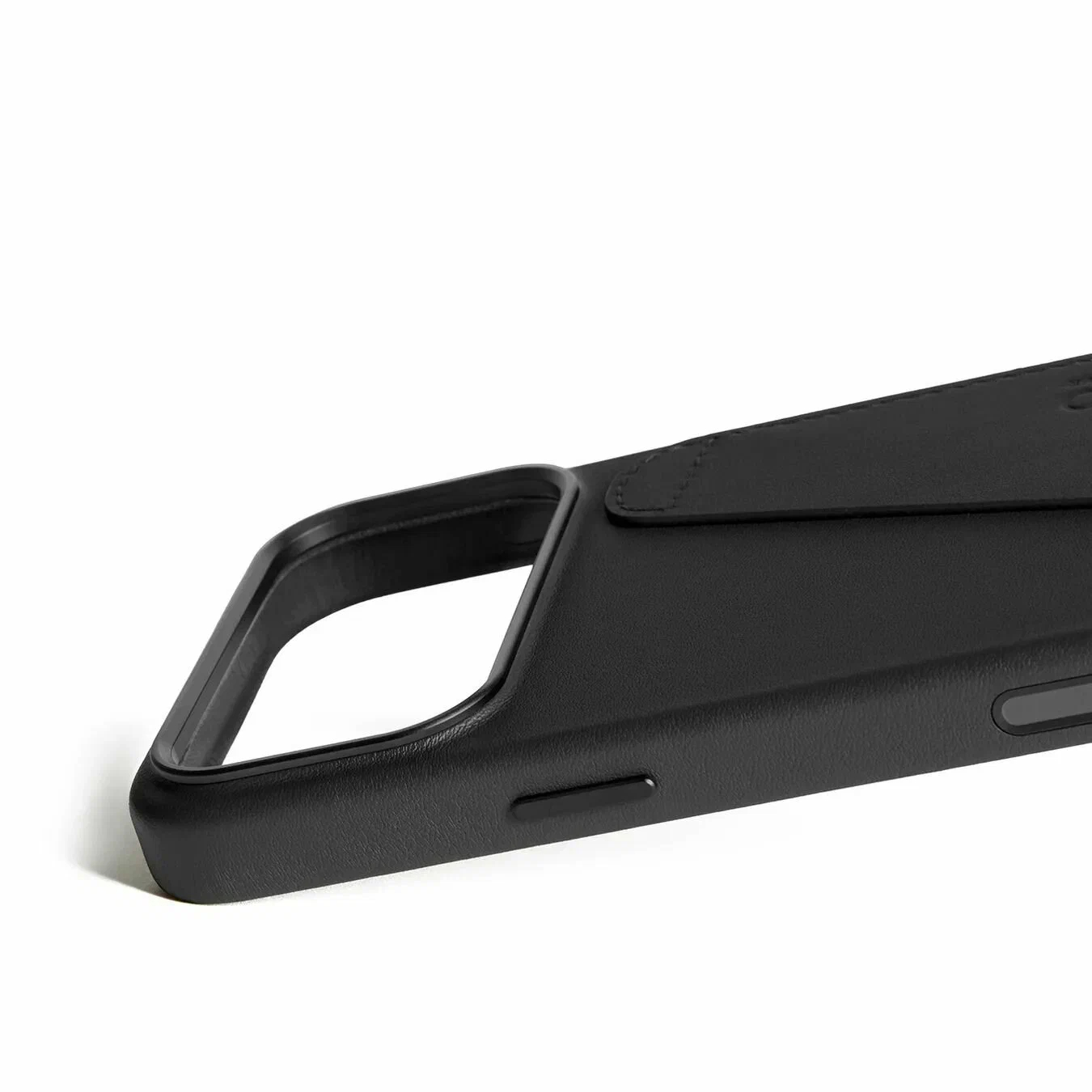 Чехол Mujjo Wallet Leather для iPhone 17 Pro Max, Черный