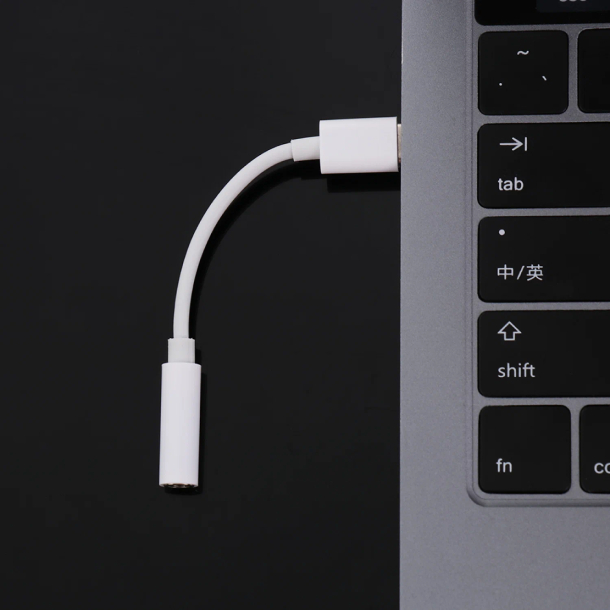 AUX для наушников c USB Type-C на Jack 3.5, Белый