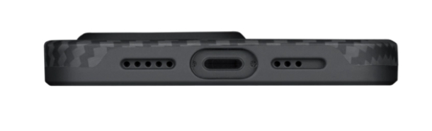 Усиленный чехол PITAKA MagEZ Case Pro 3 для iPhone 15 Pro Max 6.7", Черный/Серый (Черный/Серый Twill) 1500D