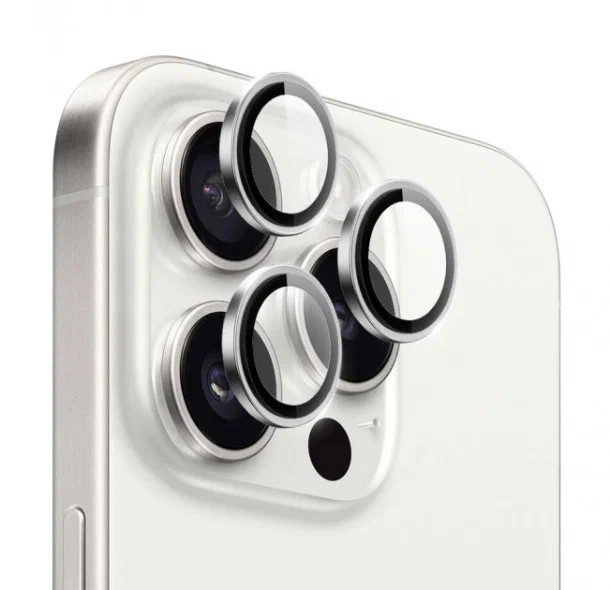 Защитные линзы Keephone Kevlar Lens на камеру iPhone 16 Pro Max, Черный