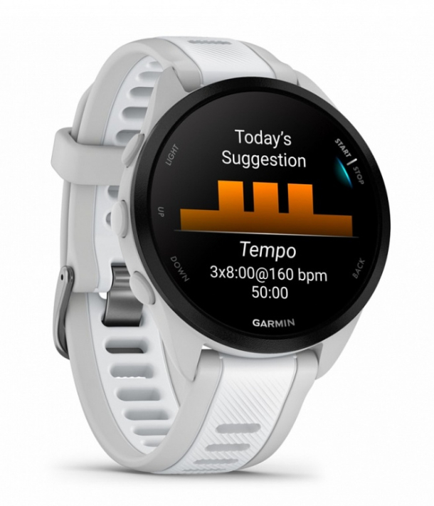 Garmin ForeRunner 165, Серо-белые