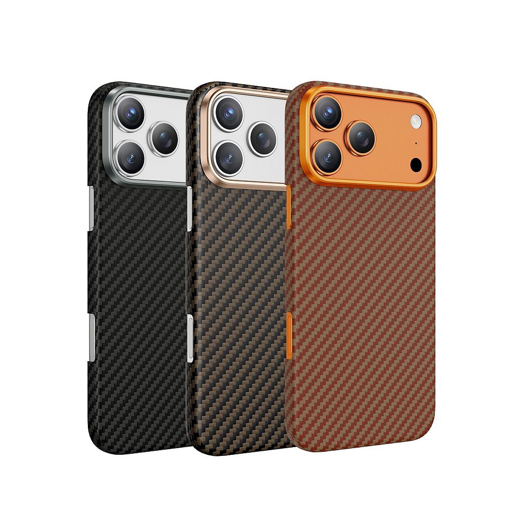 Чехол Keephone KEVILAR DIAGO MagSafe для iPhone 17 Pro, Оранжевый